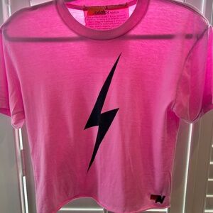 Aviator Nation Bolt Crop Tee - Women